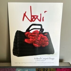 Noni Bags Pattern Felted Carpet Bags by Nora Bellows NWT